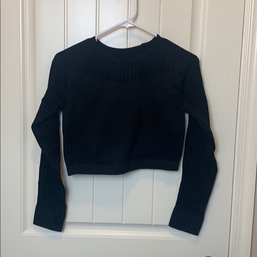 Seamless crop workout top